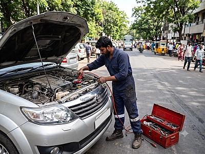 Car Battery Jumpstart